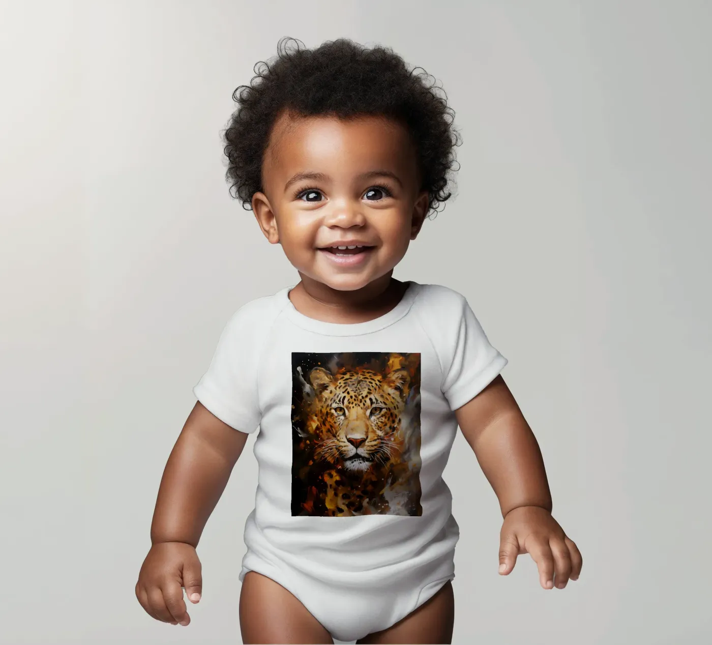 Leopard Abstract body bébé de Mateo