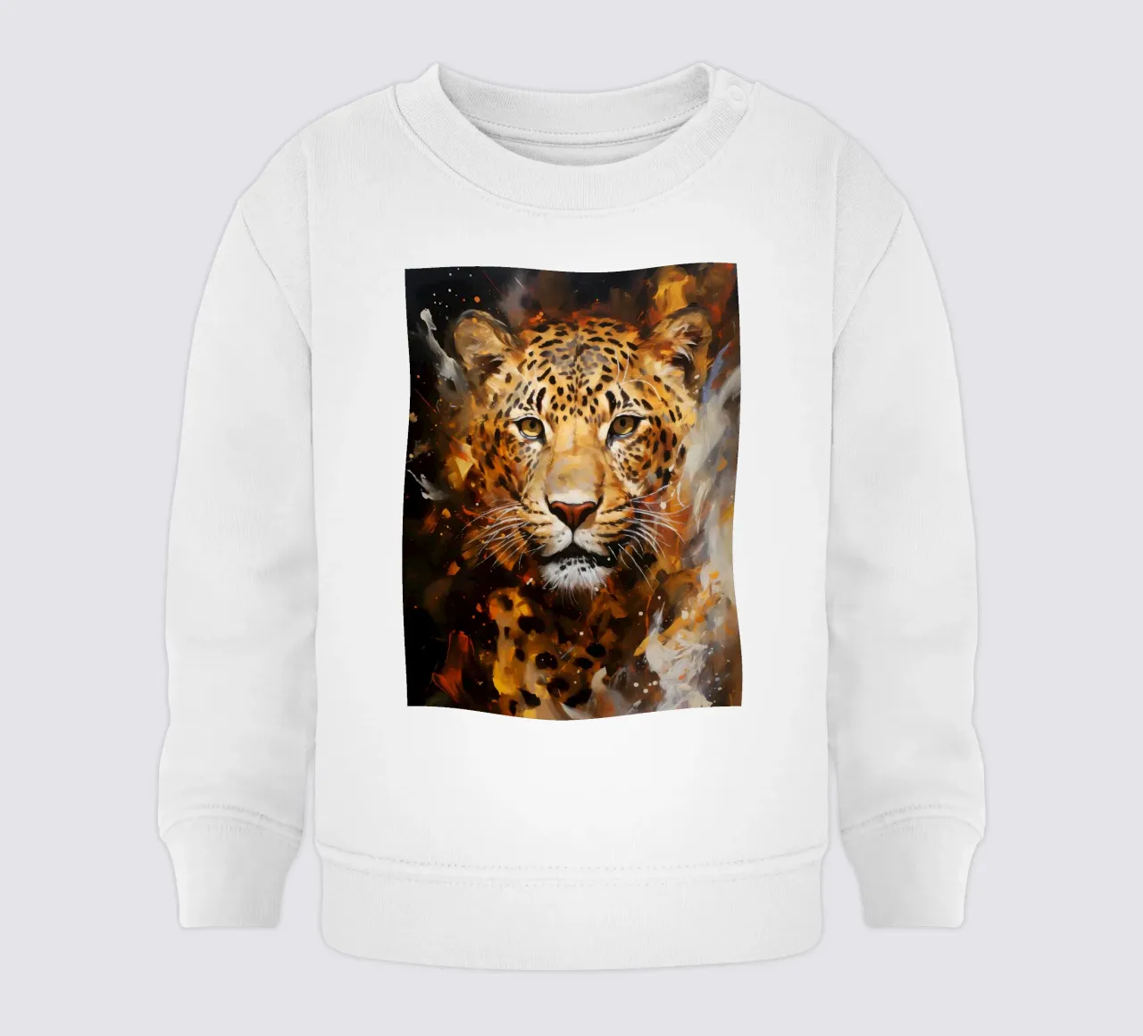 Leopard Abstract felpa neonato da Mateo