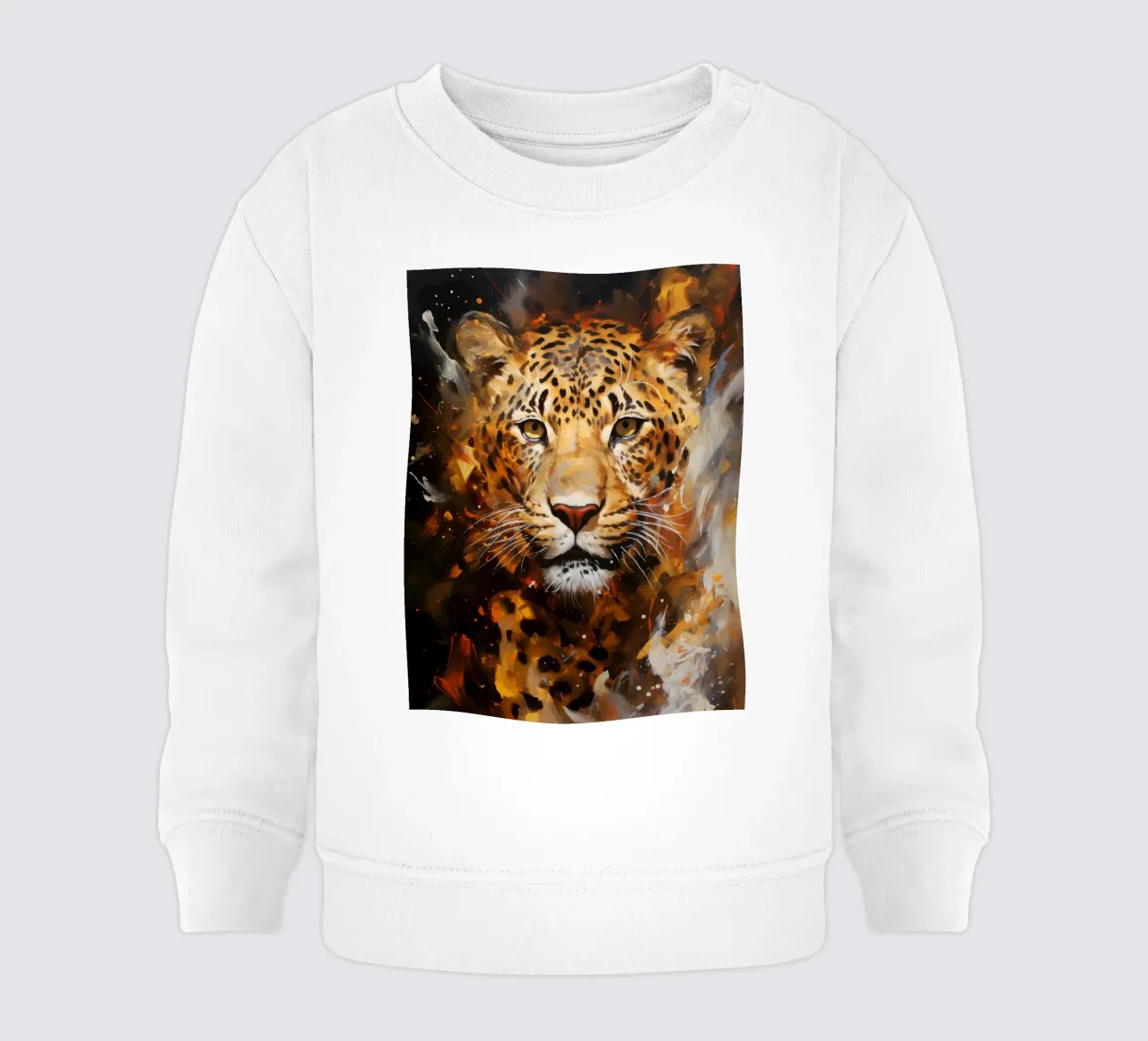 Leopard Abstract felpa neonato da Mateo
