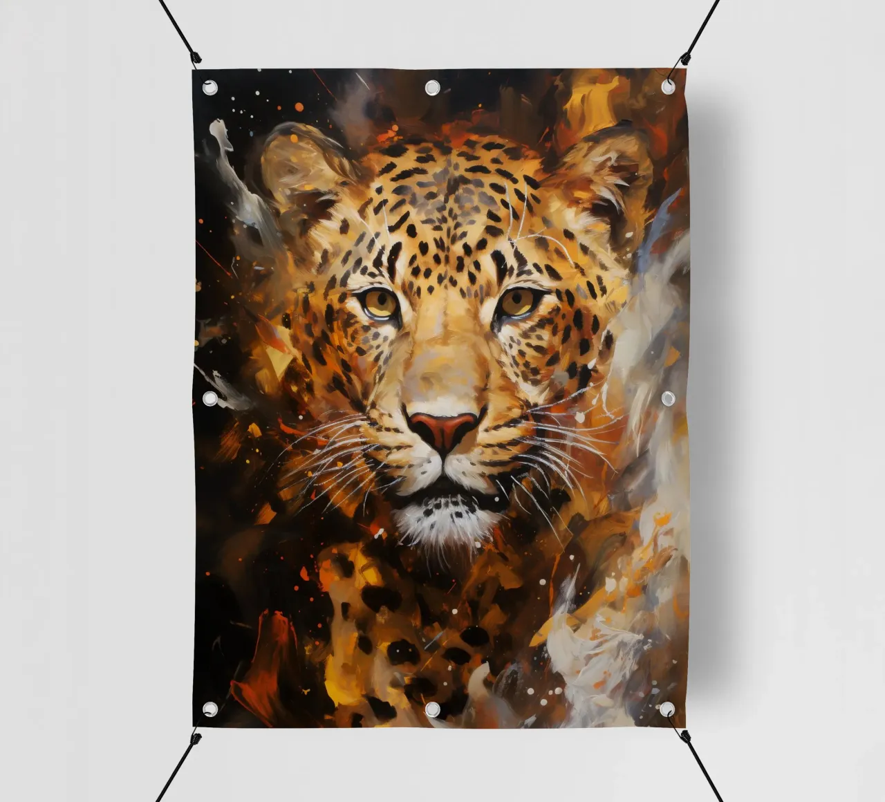 Leopard Abstract telo in pvc da Mateo