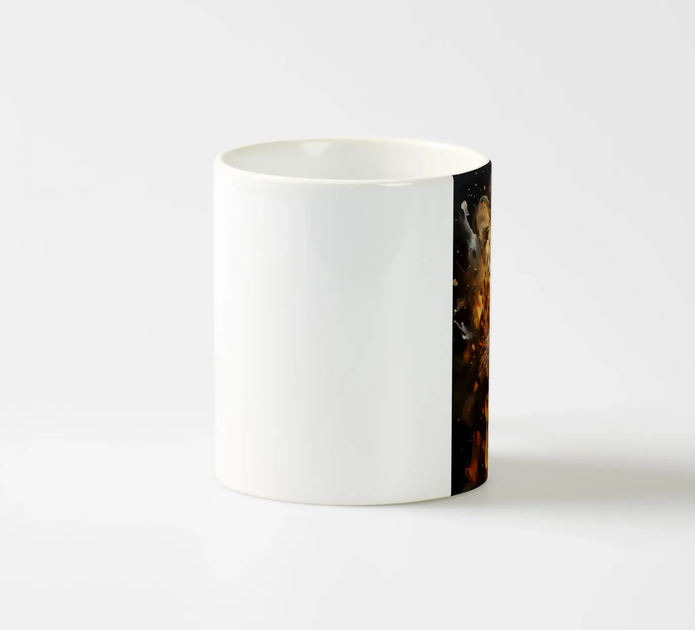 Leopard Abstract ceramic mug by Mateo
