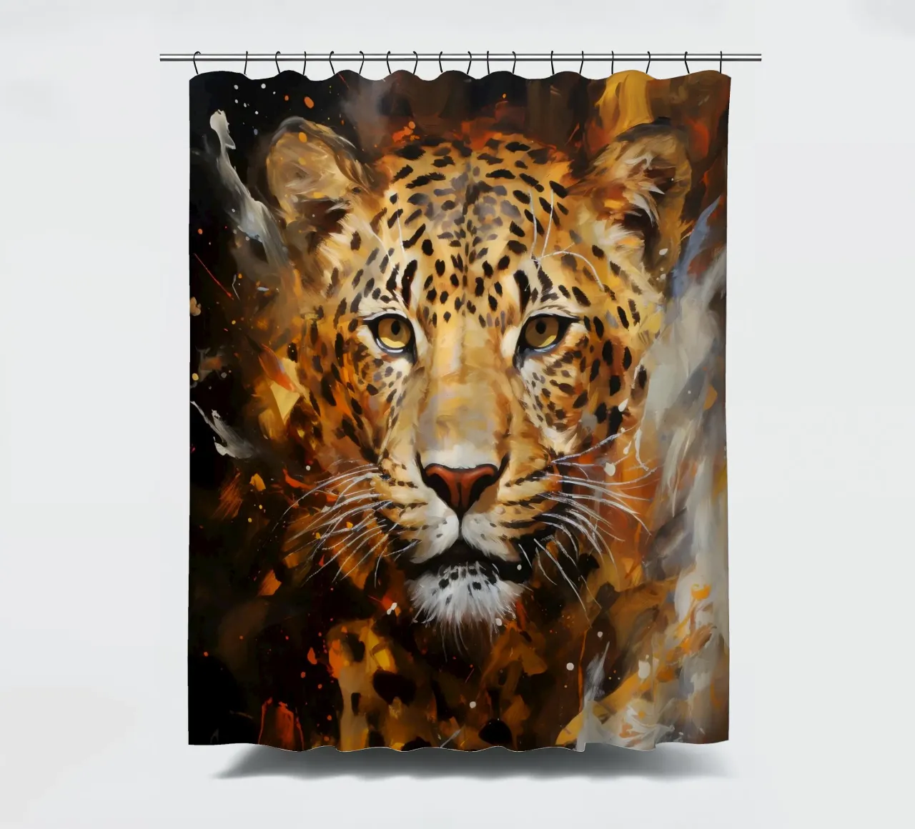 Leopard Abstract tenda da doccia da Mateo