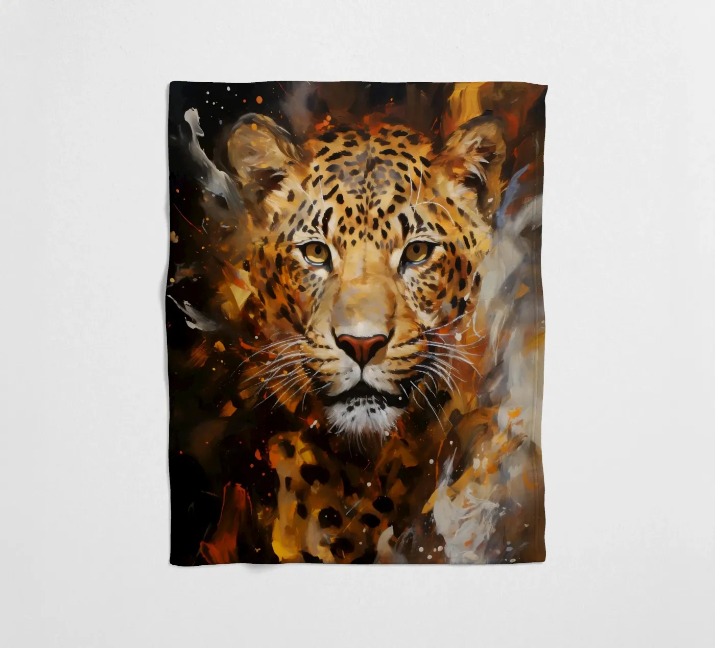 Leopard Abstract coperta in pile da Mateo