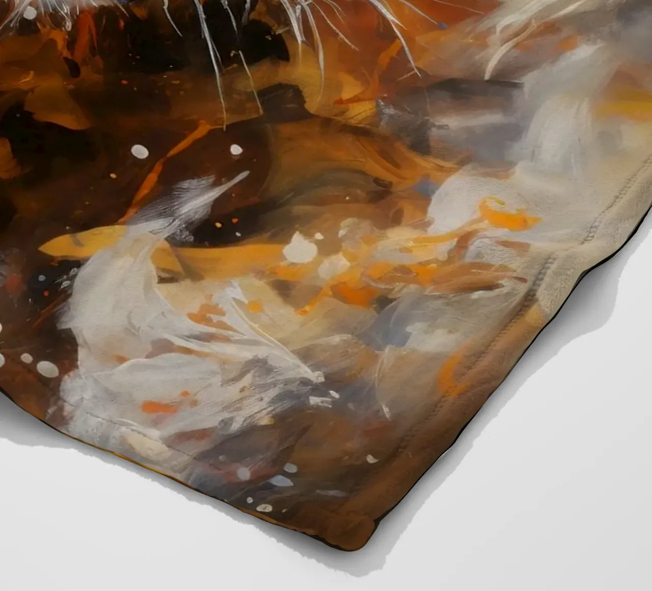 Leopard Abstract Fleecedecke von Mateo