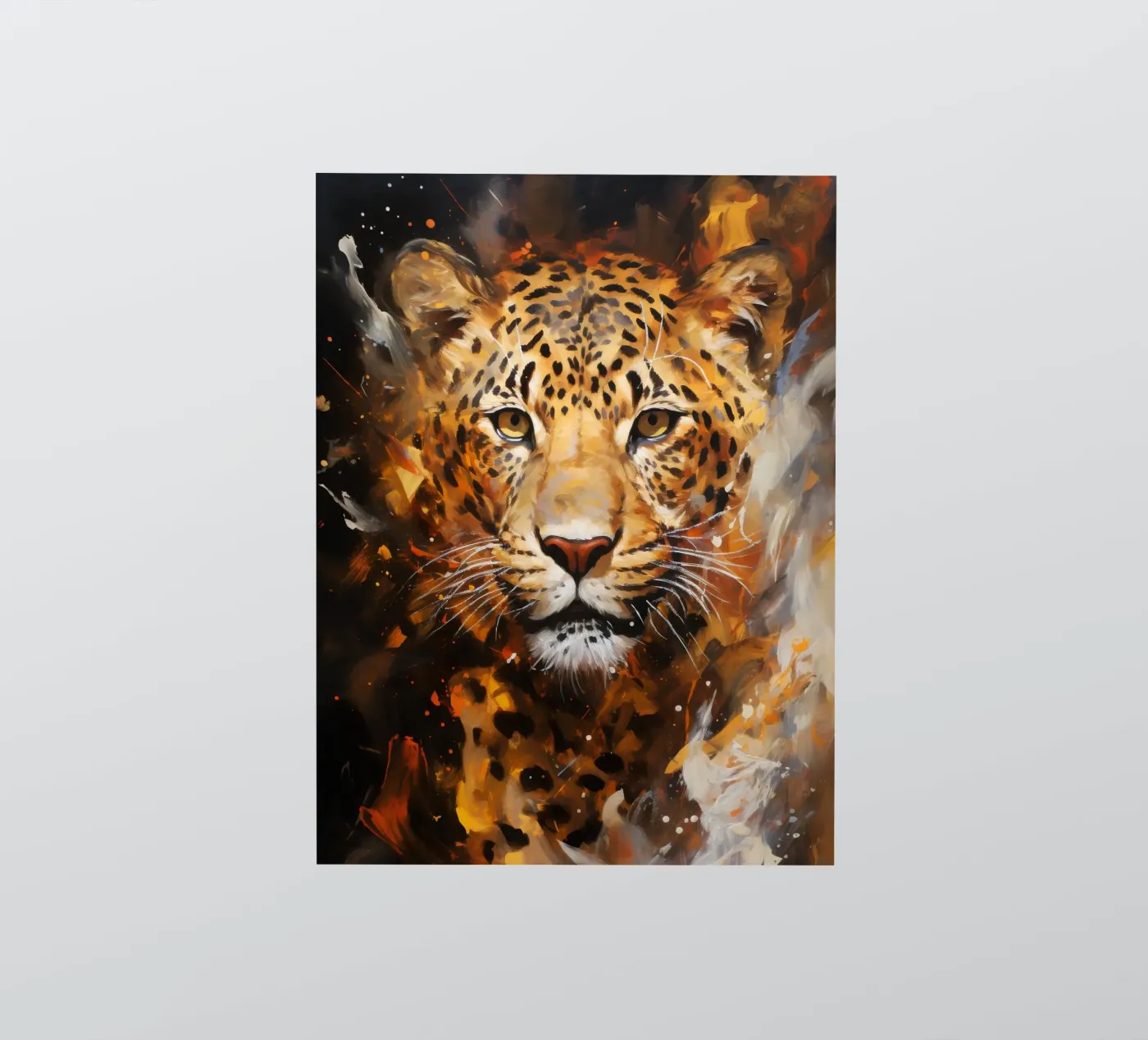 Leopard Abstract adesivo da Mateo