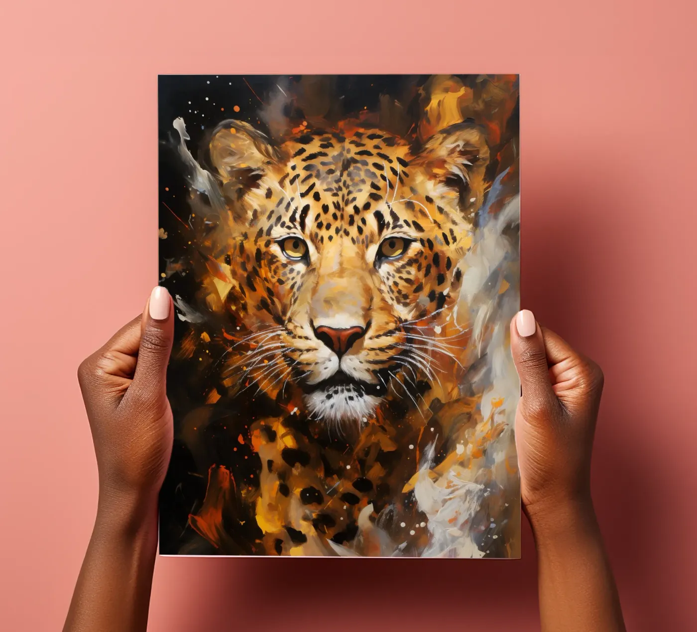 Leopard Abstract sticker sheet by Mateo