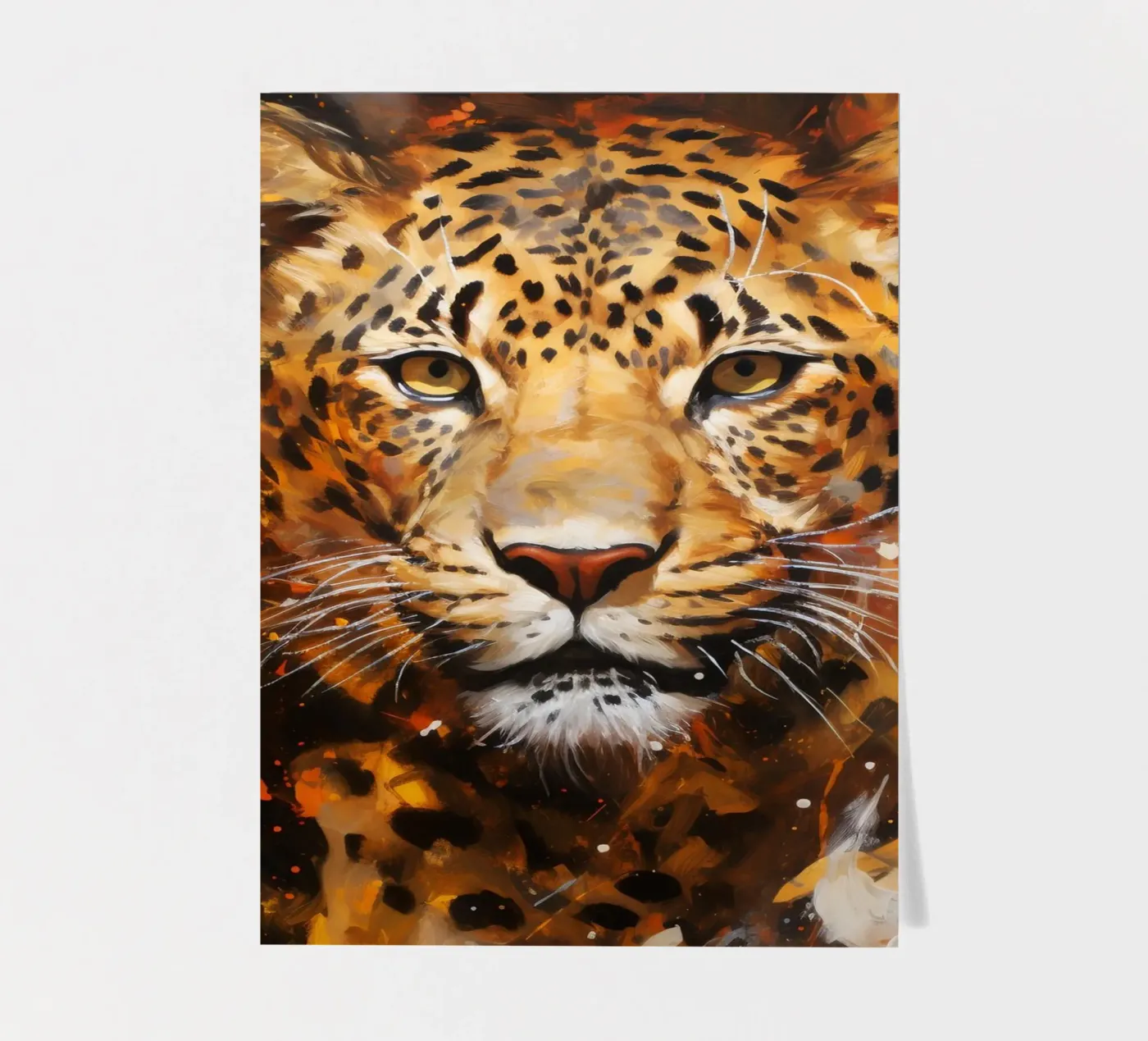 Leopard Abstract sticker sheet by Mateo