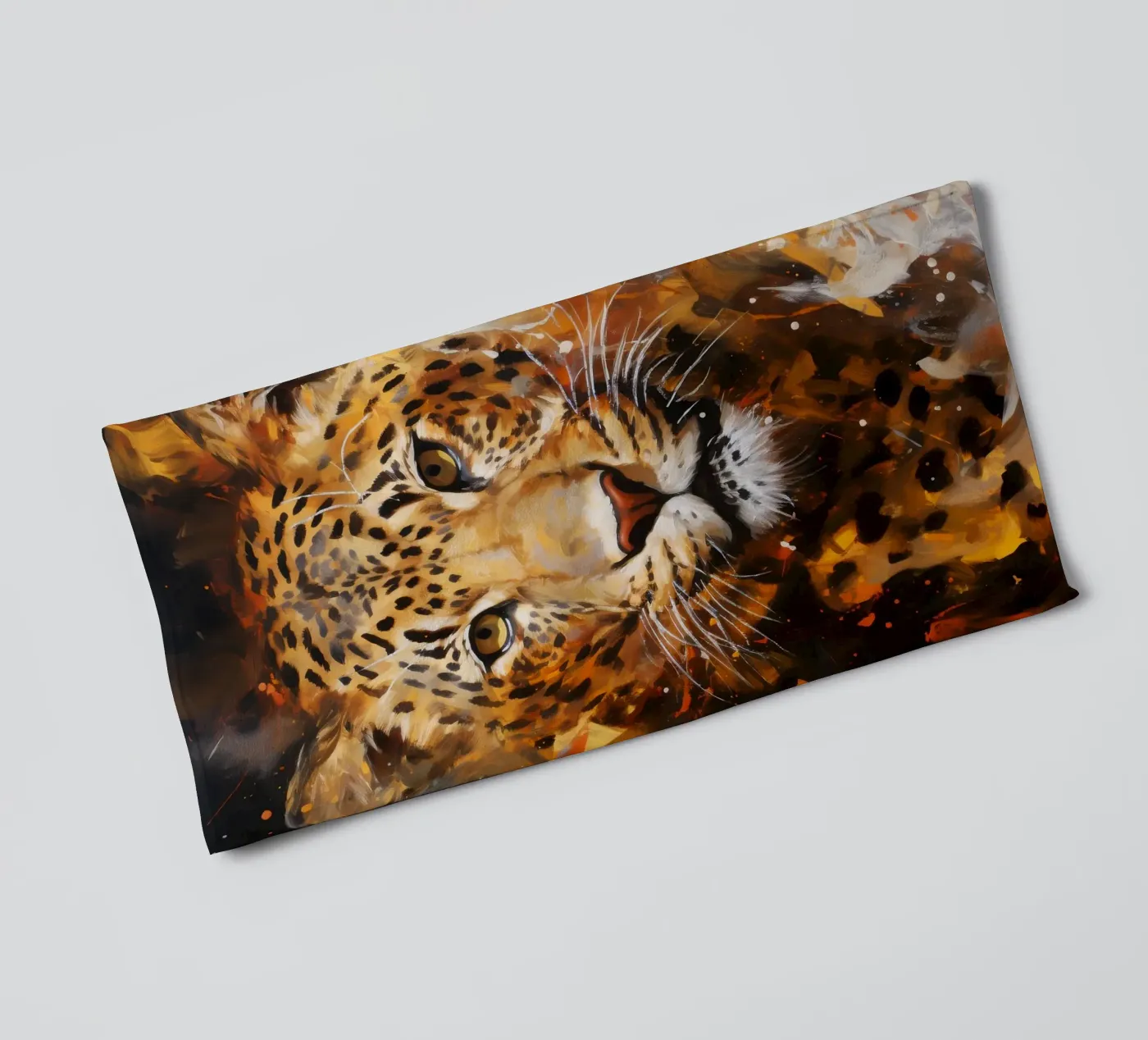 Leopard Abstract towel by Mateo