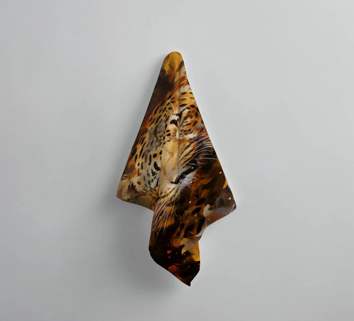 Leopard Abstract badhanddoek van Mateo