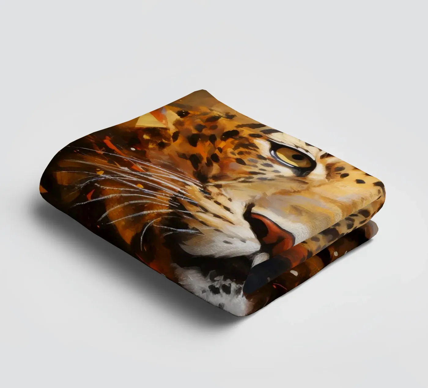 Leopard Abstract badhanddoek van Mateo
