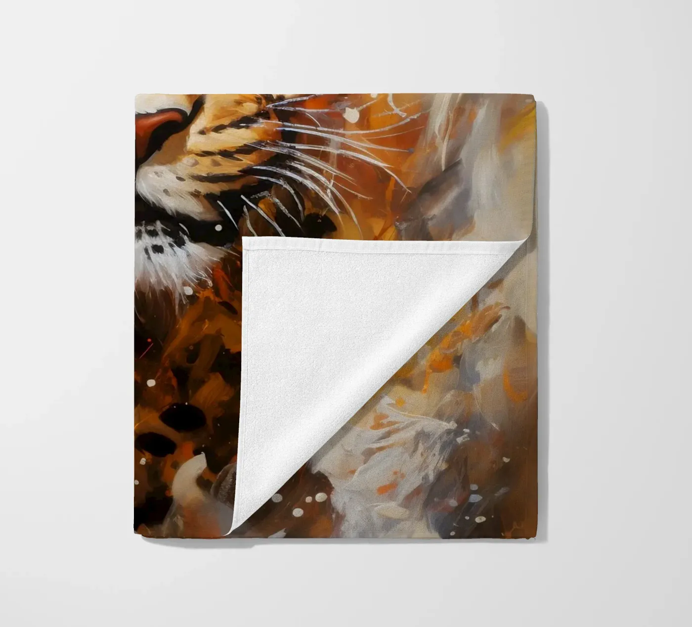Leopard Abstract strandhanddoek van Mateo