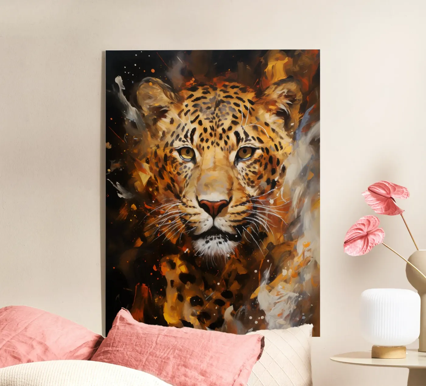 Leopard Abstract plexiglass da Mateo