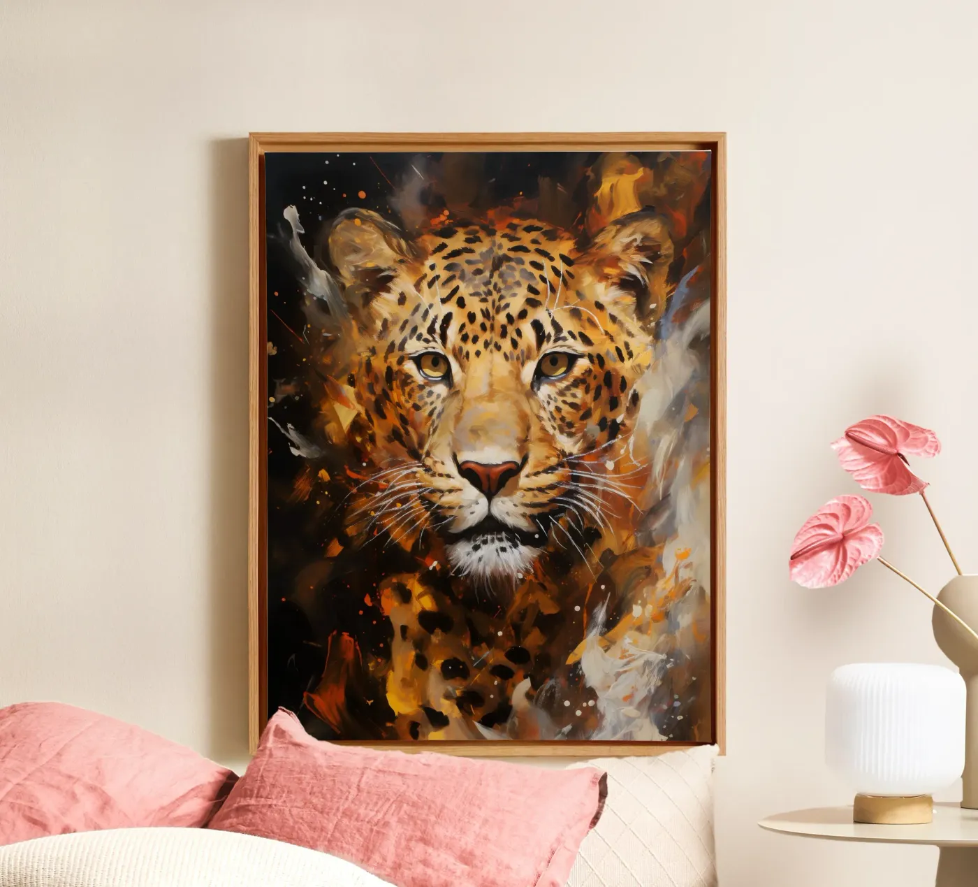 Leopard Abstract canvas by Mateo