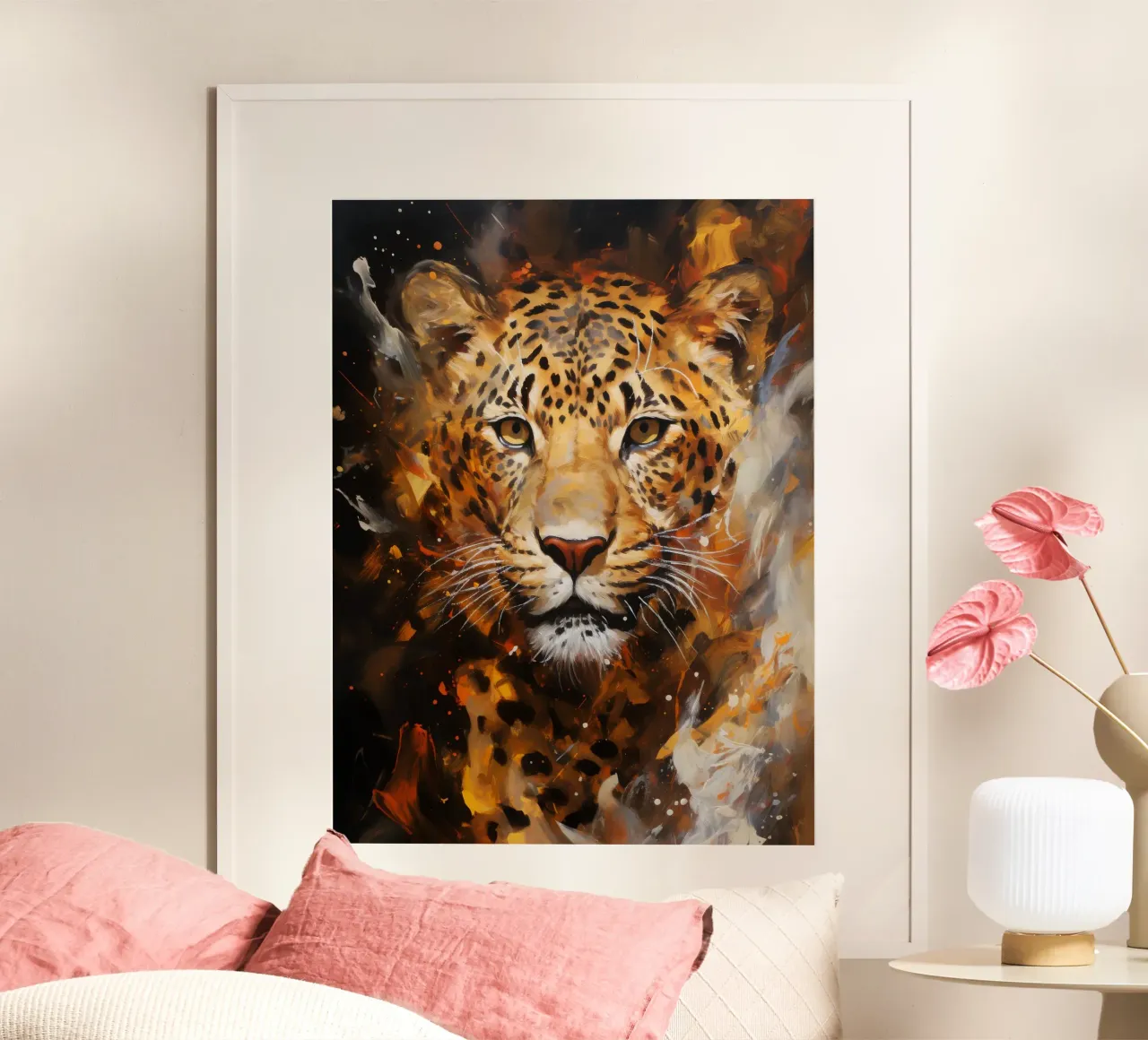 Leopard Abstract carta hahnemühle da Mateo