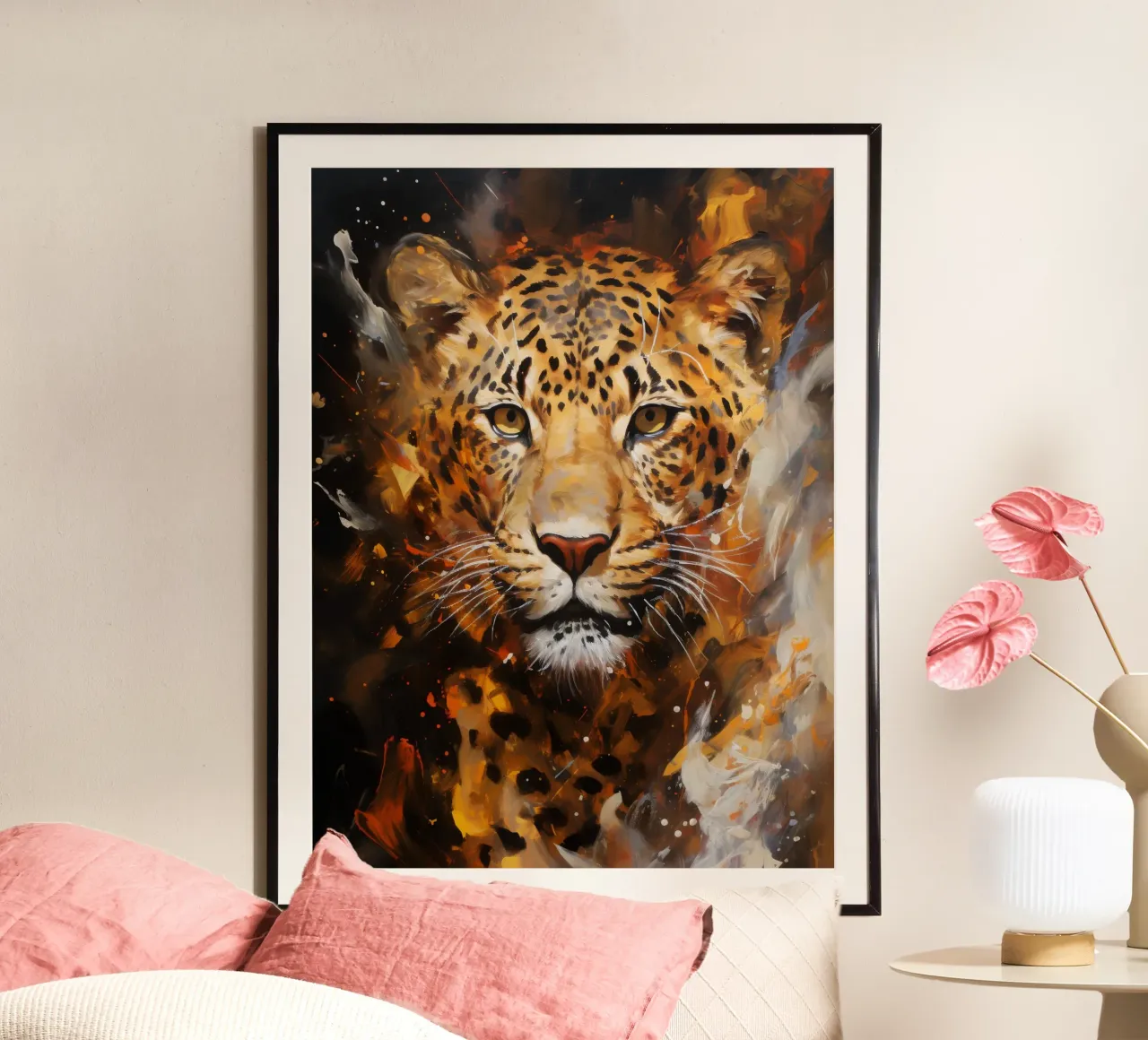 Leopard Abstract carta hahnemühle da Mateo