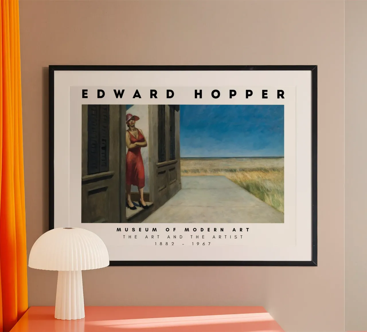 Edward Hopper Mattina della Carolina del Sud - Realismo americano poster da NorwesClub