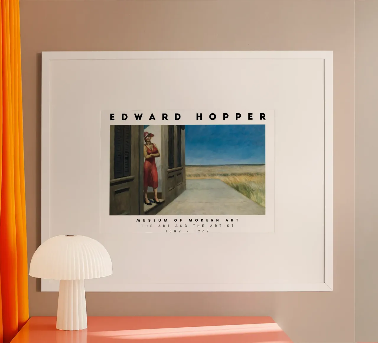 Edward Hopper Mattina della Carolina del Sud - Realismo americano poster da NorwesClub