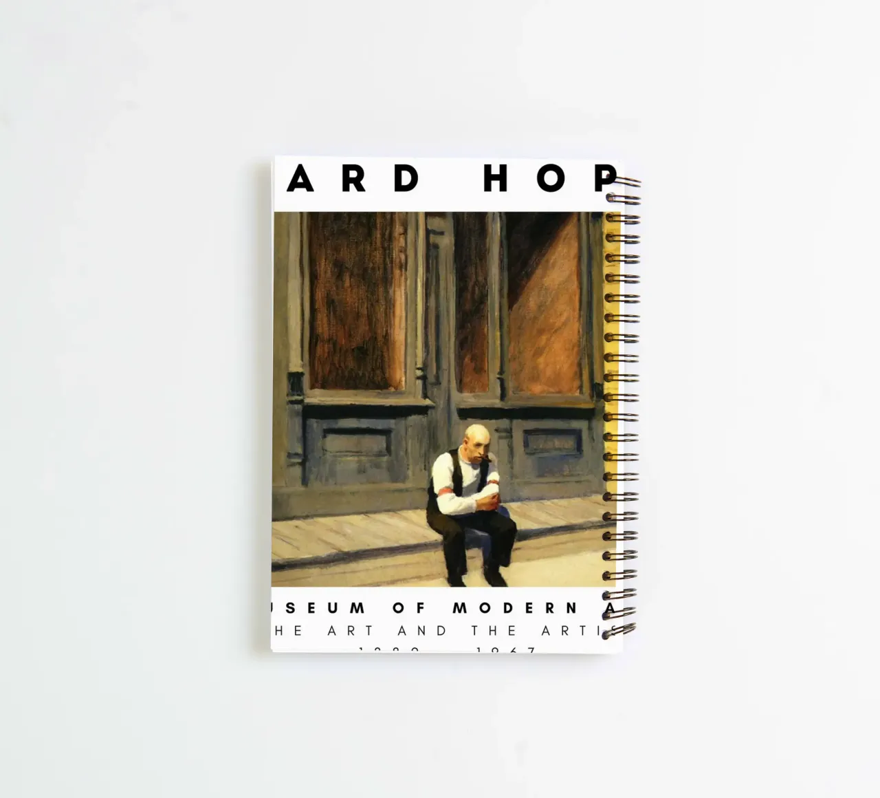 Edward Hopper Excursion into Philosophy | Realism Print spiral notebook by NorwesClub