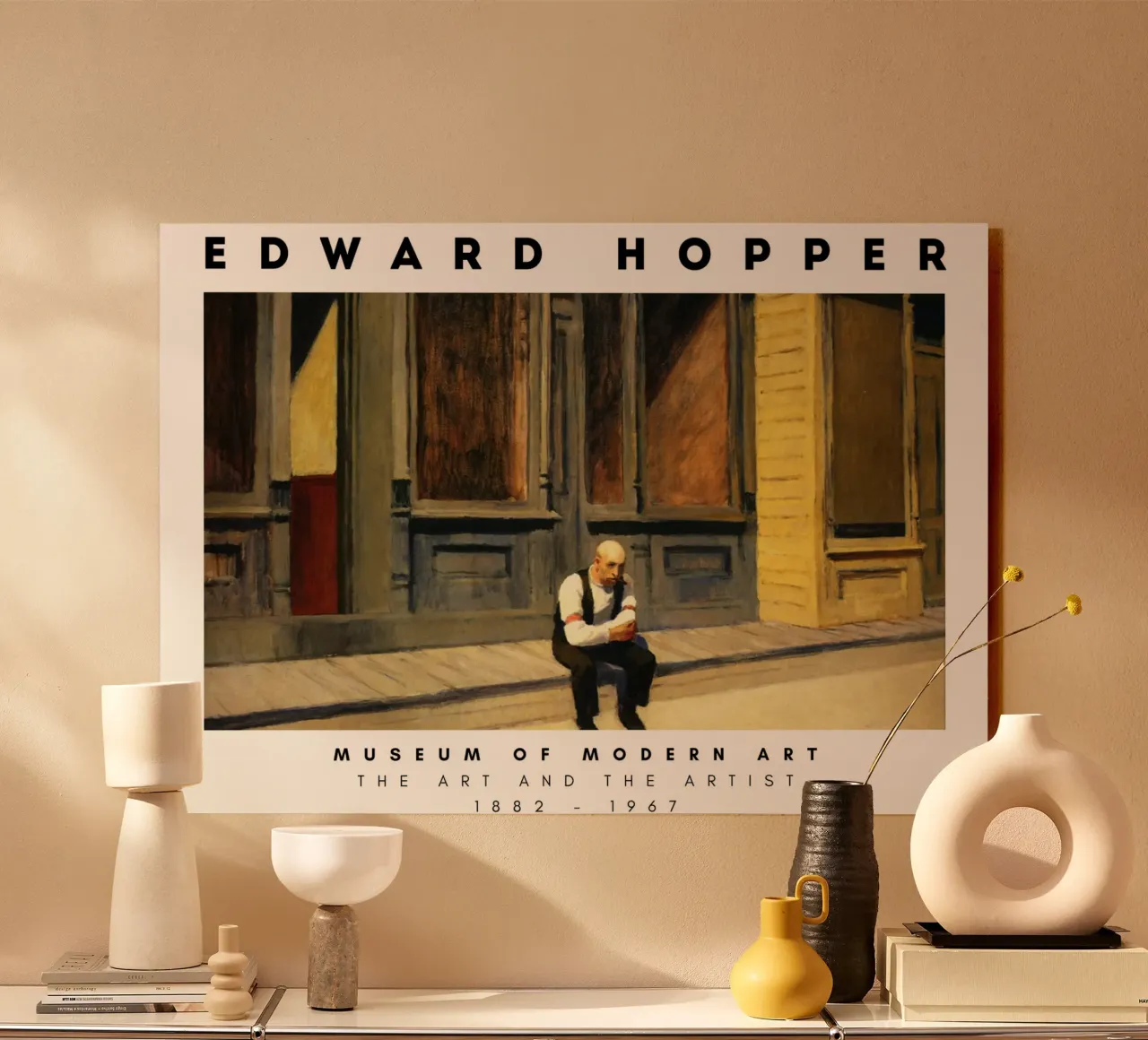 Edward Hopper Excursión a la filosofía | Realismo Imprimir metacrilato de NorwesClub
