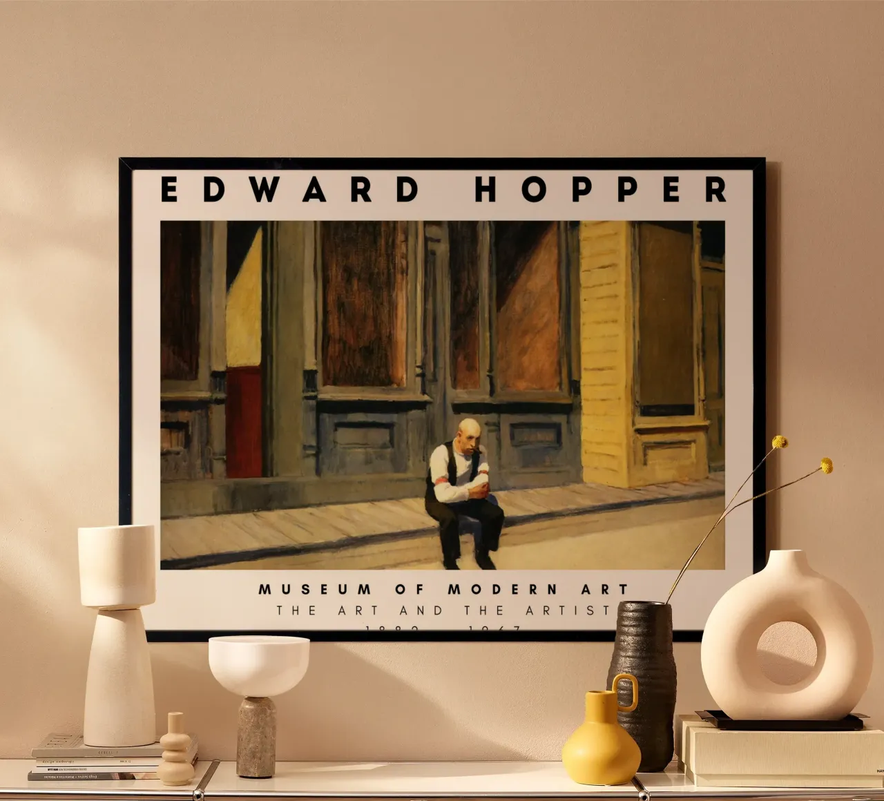 Edward Hopper Exkursion in die Philosophie | Realismus Druck Hahnemühle von NorwesClub