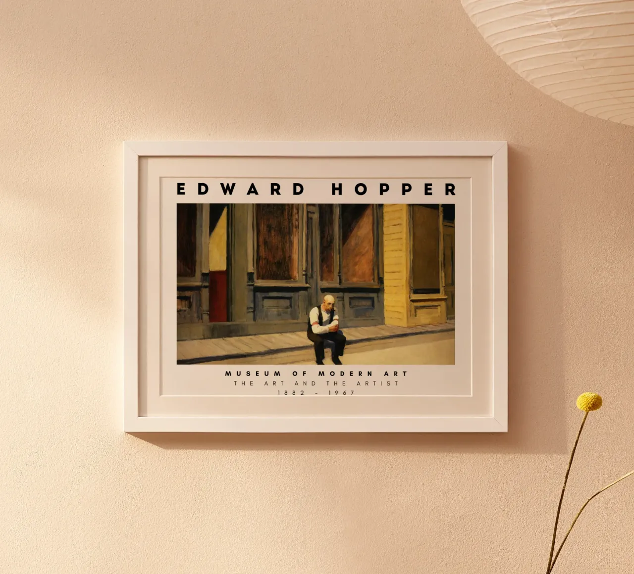 Edward Hopper Exkursion in die Philosophie | Realismus Druck Hahnemühle von NorwesClub