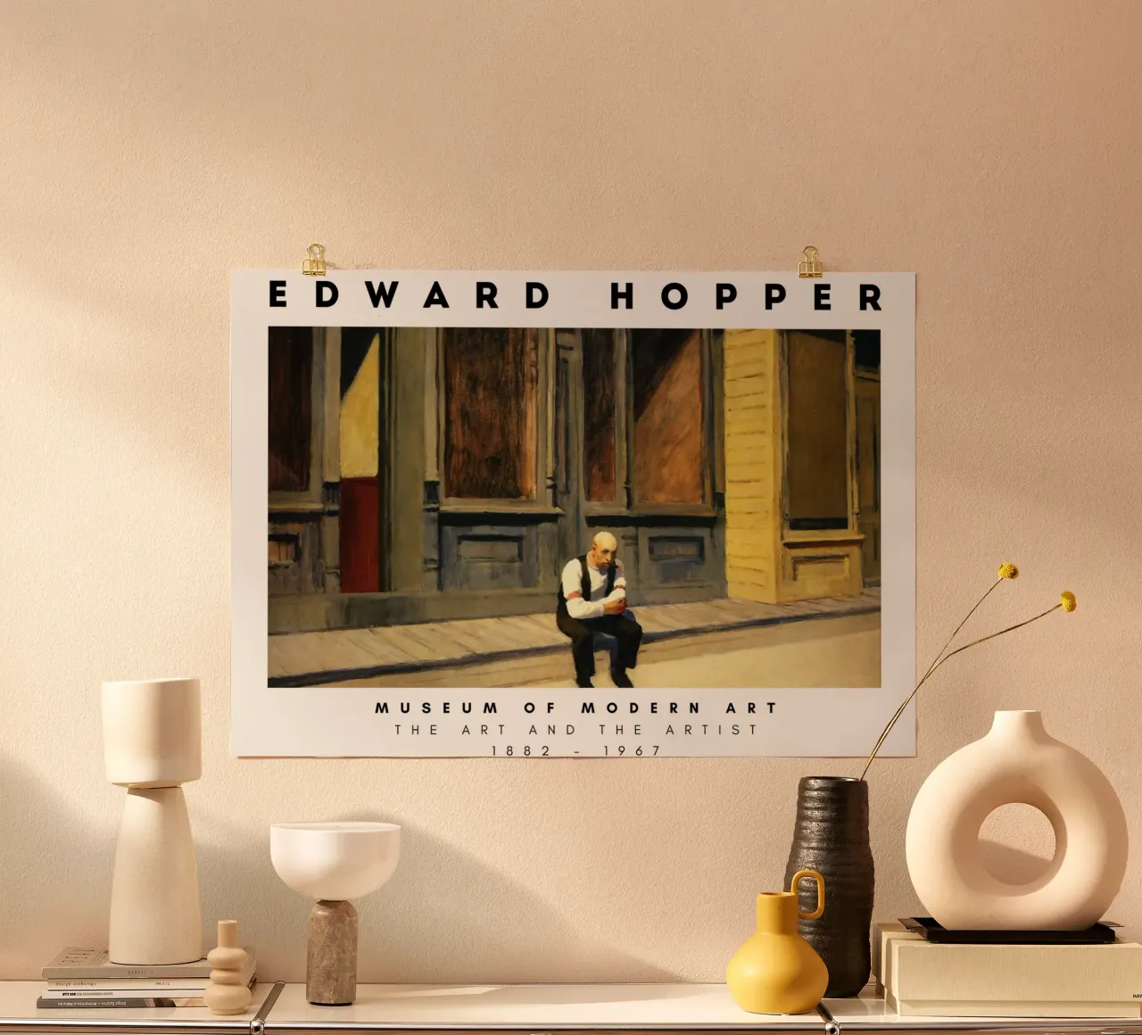 Edward Hopper Exkursion in die Philosophie | Realismus Druck Hahnemühle von NorwesClub