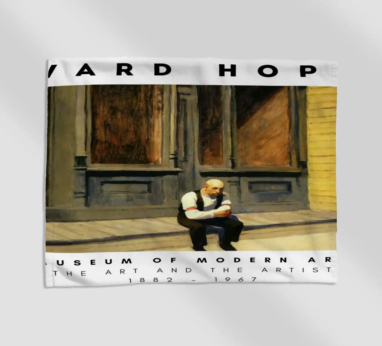 Edward Hopper Excursion into Philosophy | Realism Print beach towel by NorwesClub