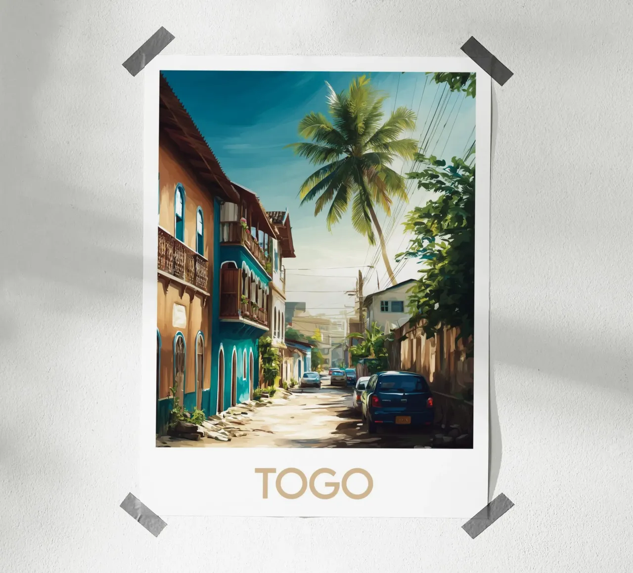 Affiche Togo poster da Frame the World