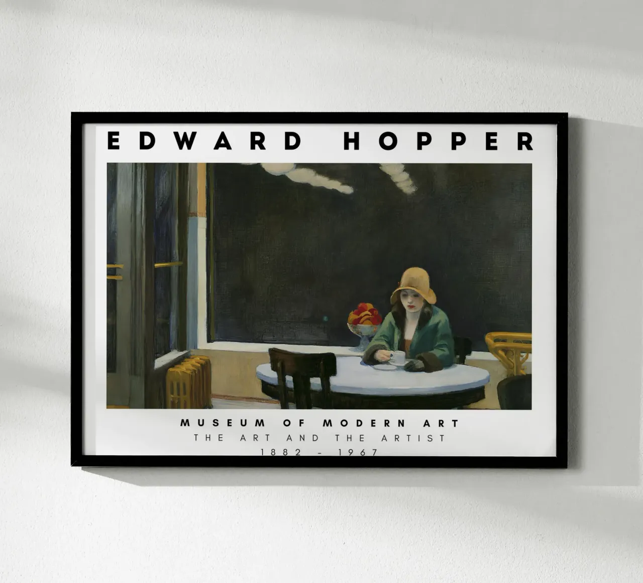 Edward Hopper Automat - Amerikaans realisme Stedelijke kunst poster van NorwesClub