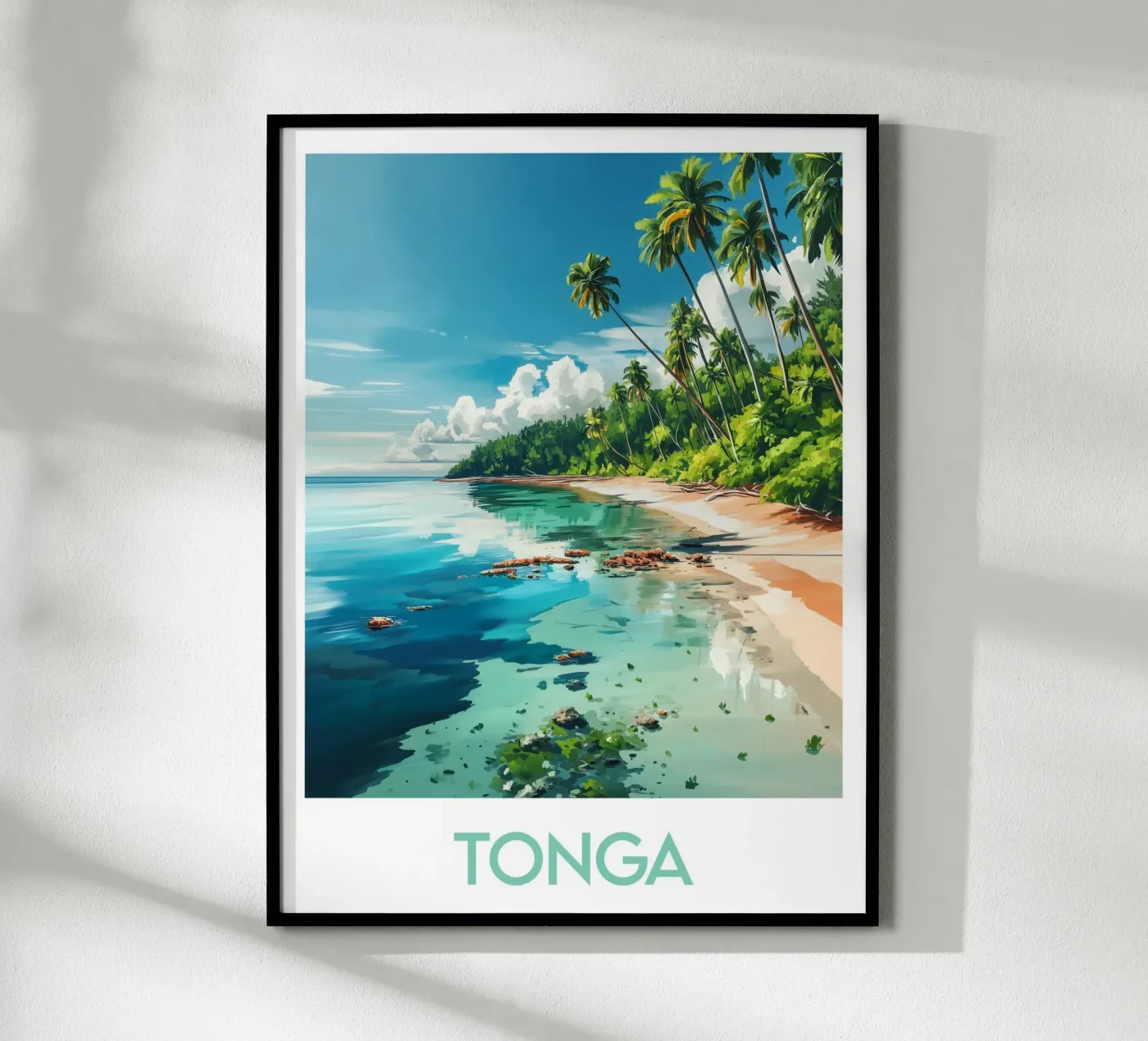 Affiche Tonga Poster von Frame the World