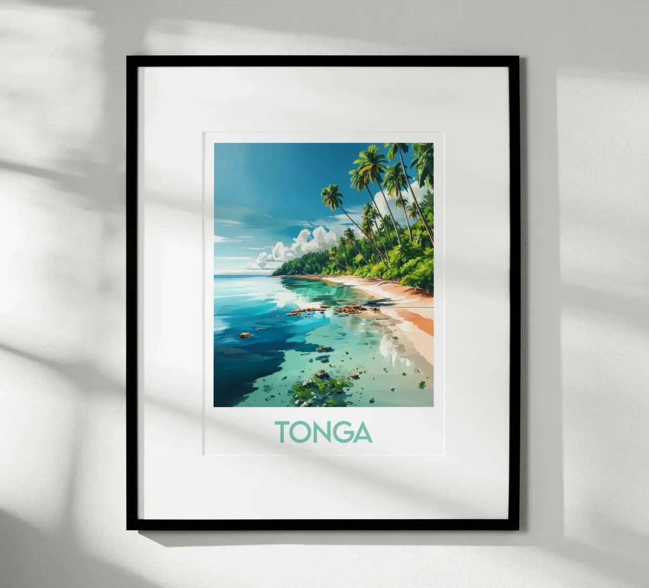 Tonga poster van Frame the World