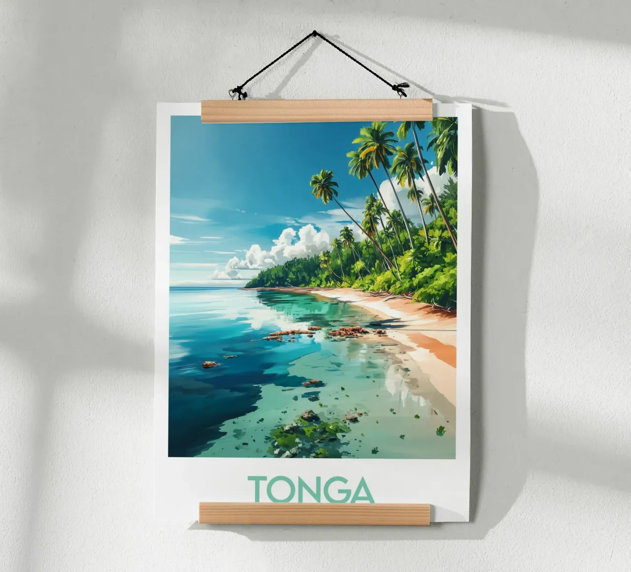 Affiche Tonga carta hahnemühle da Frame the World