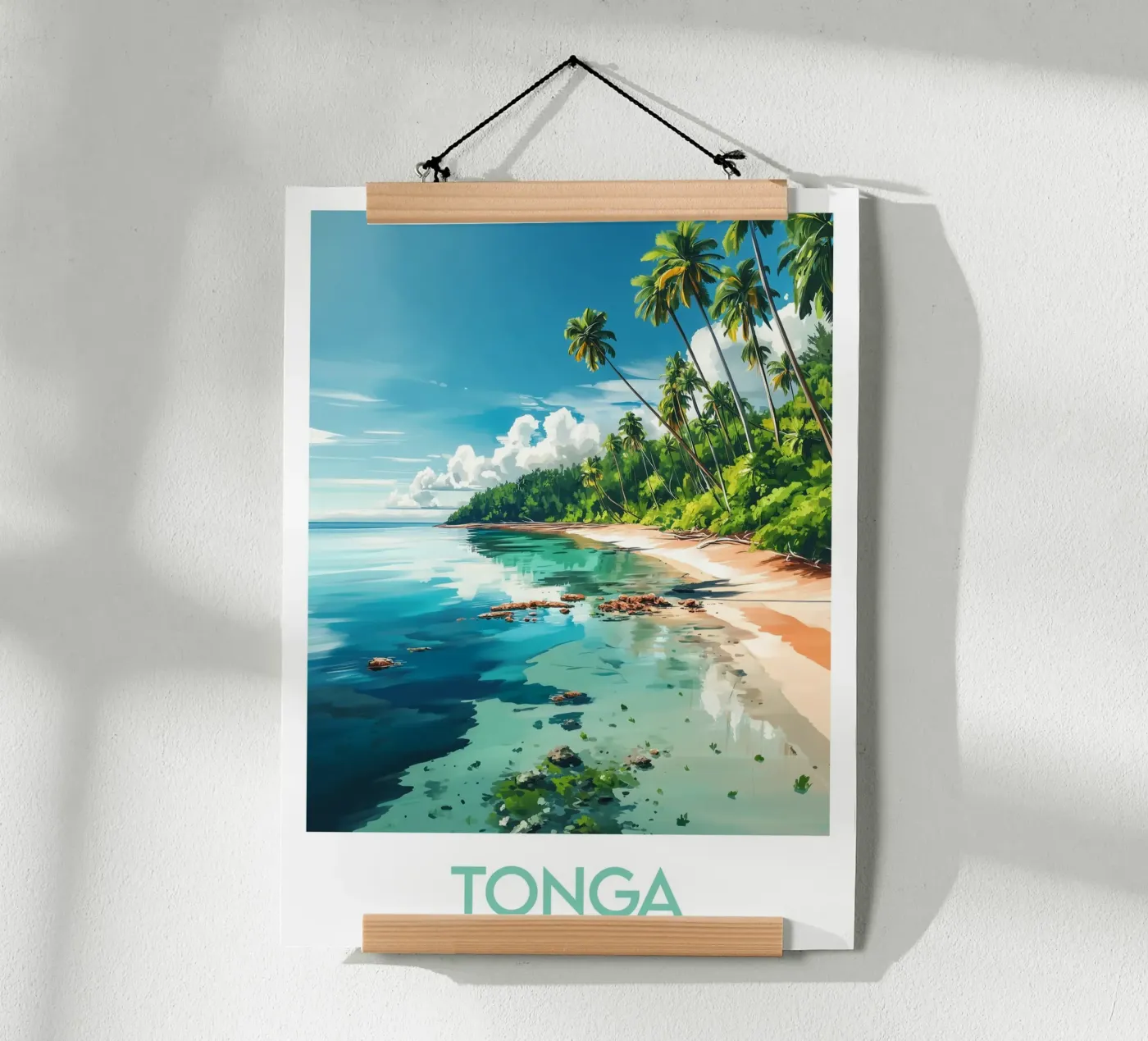 Affiche Tonga Poster von Frame the World