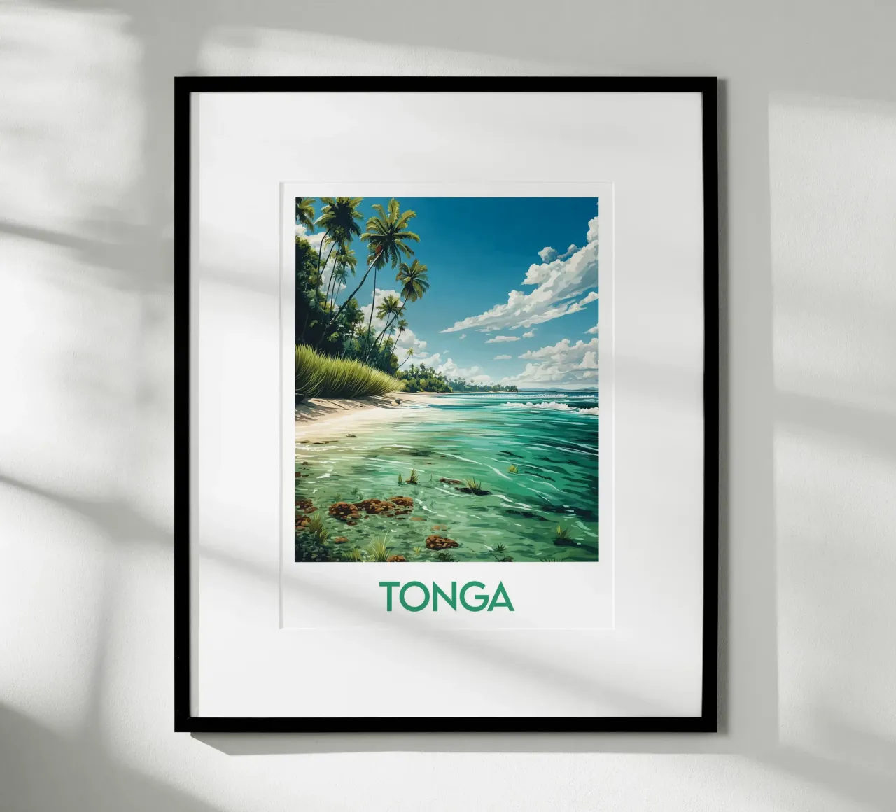 Tonga poster van Frame the World