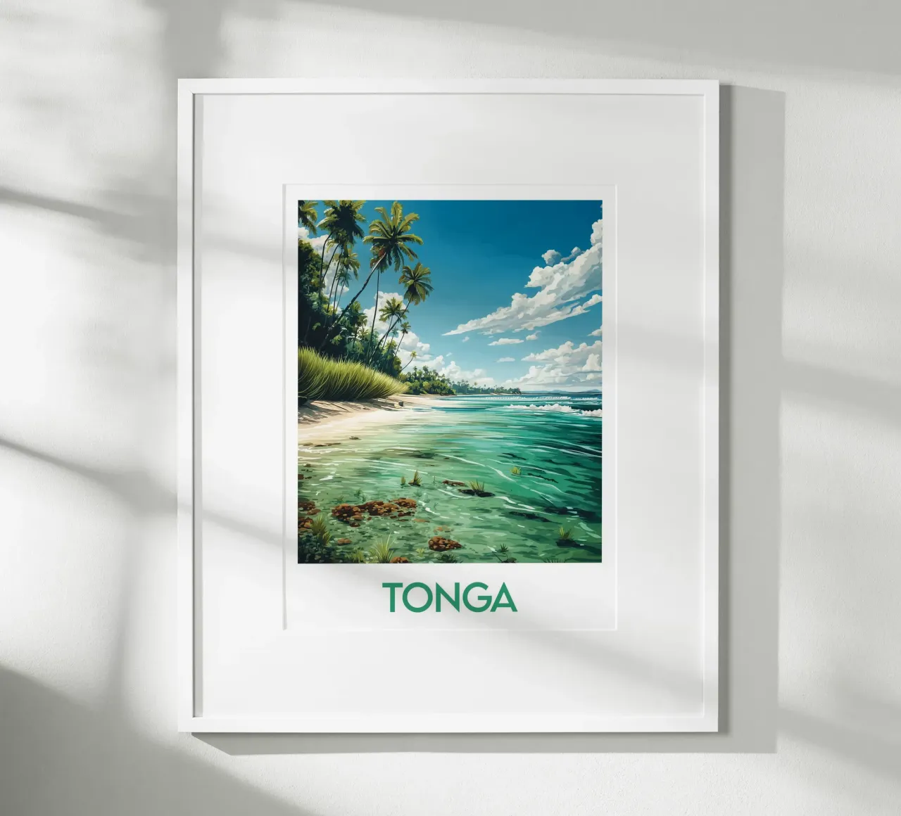 Tonga poster van Frame the World