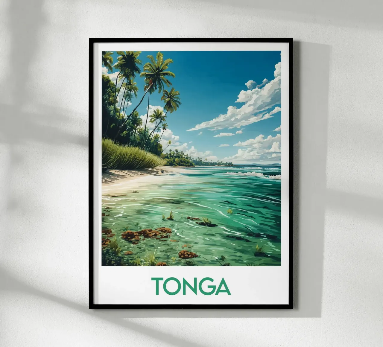Tonga poster van Frame the World