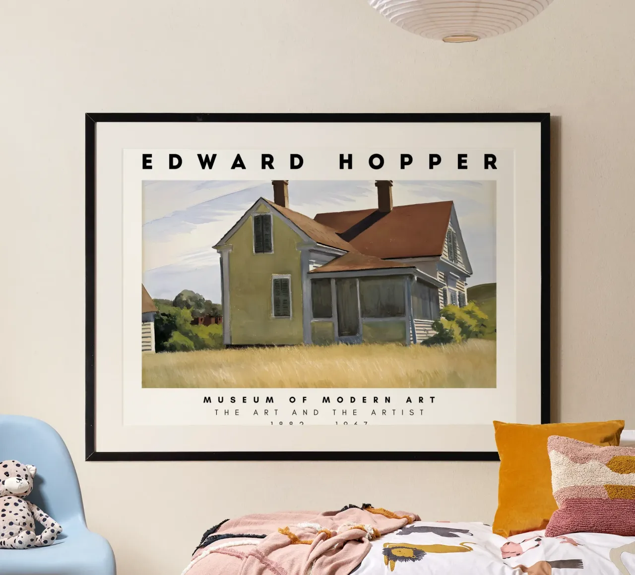 Das Haus von Edward Hopper Marshall - Amerikanischer Realismus Poster von NorwesClub