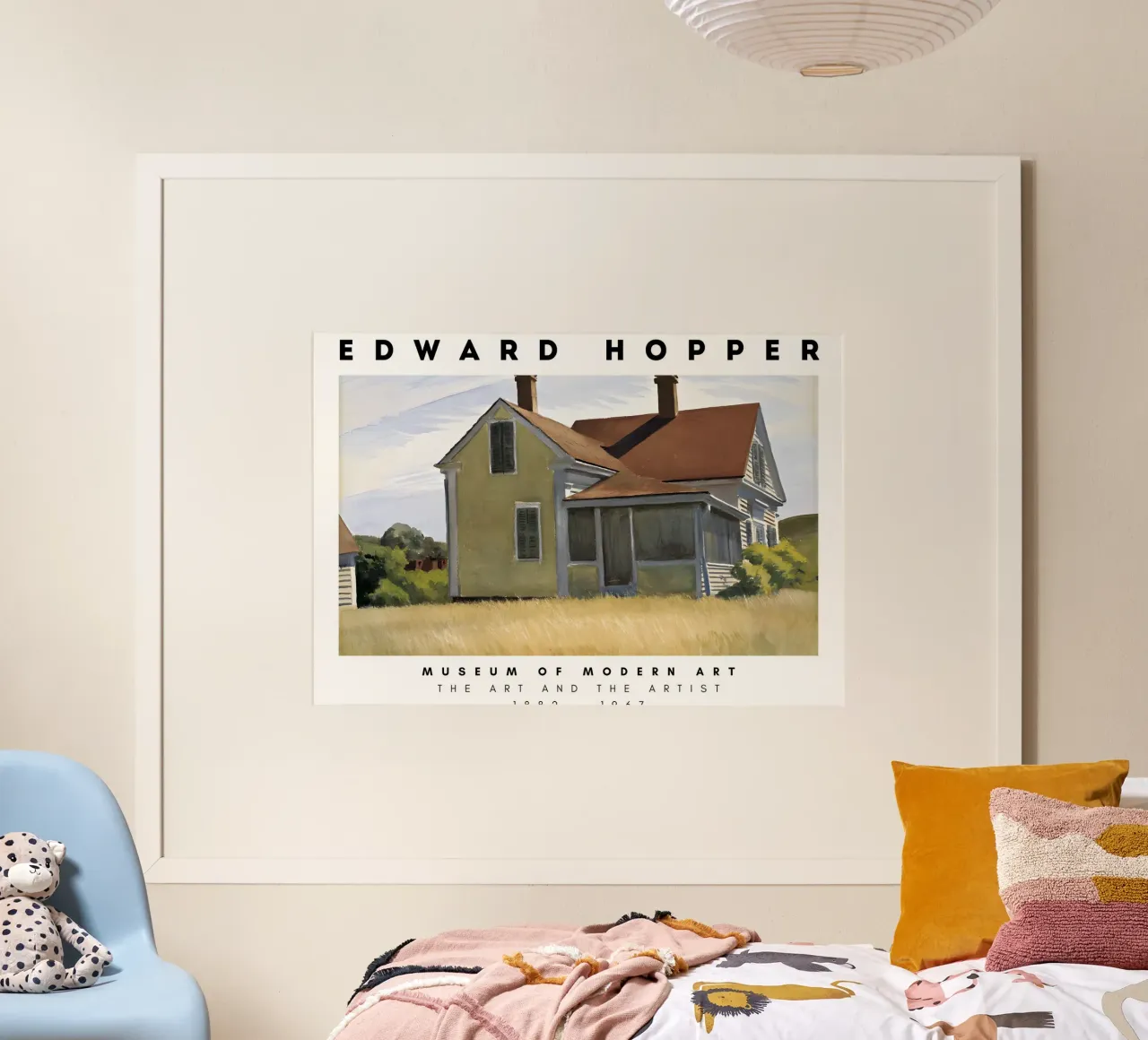 Das Haus von Edward Hopper Marshall - Amerikanischer Realismus Poster von NorwesClub