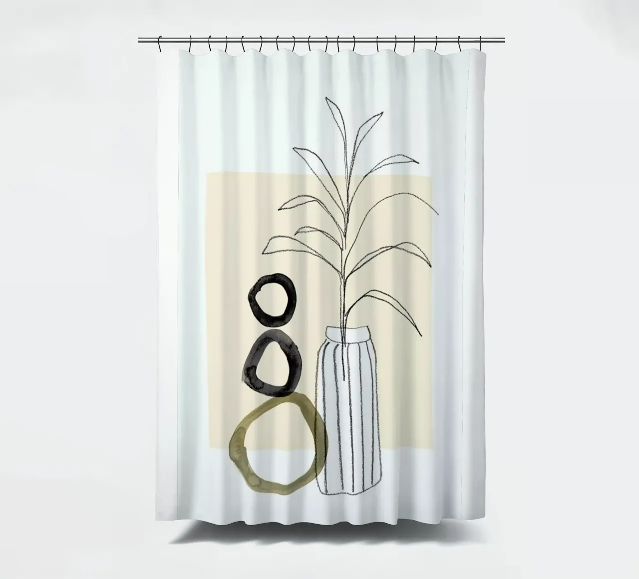 Plants and Vases, No. 10 tenda da doccia da Farina Kuklinski