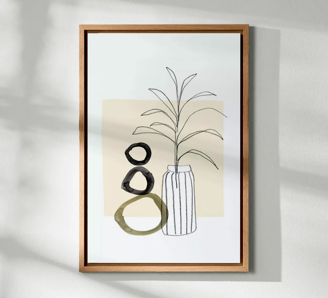 Plants and Vases, No. 10 tela con Cornice a cassetta da Farina Kuklinski