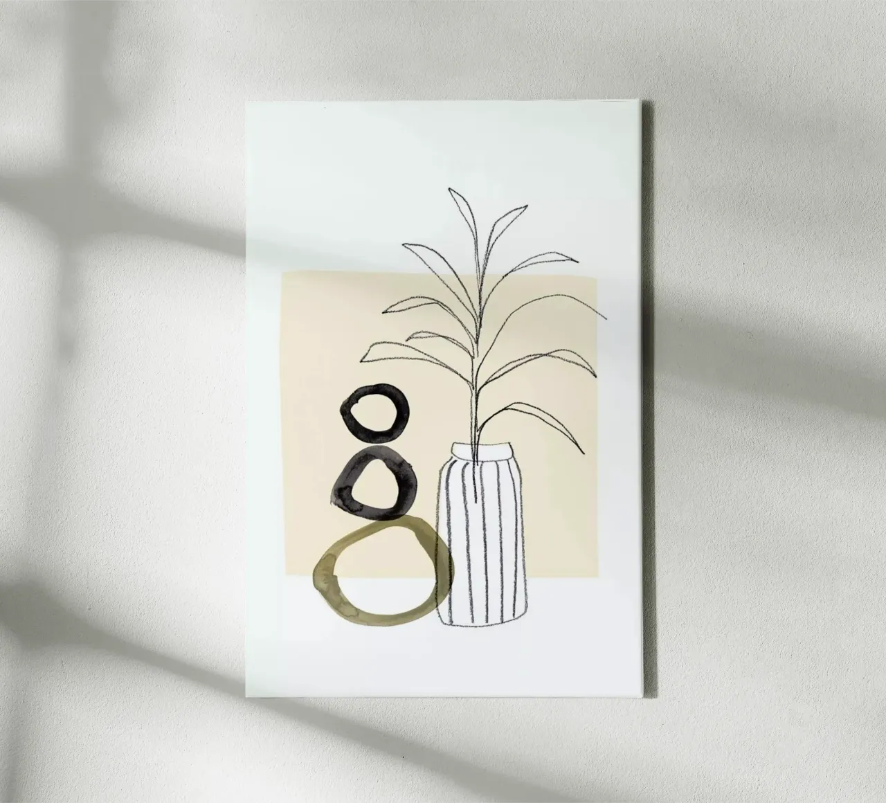 Plants and Vases, No. 10 tela con Cornice a cassetta da Farina Kuklinski