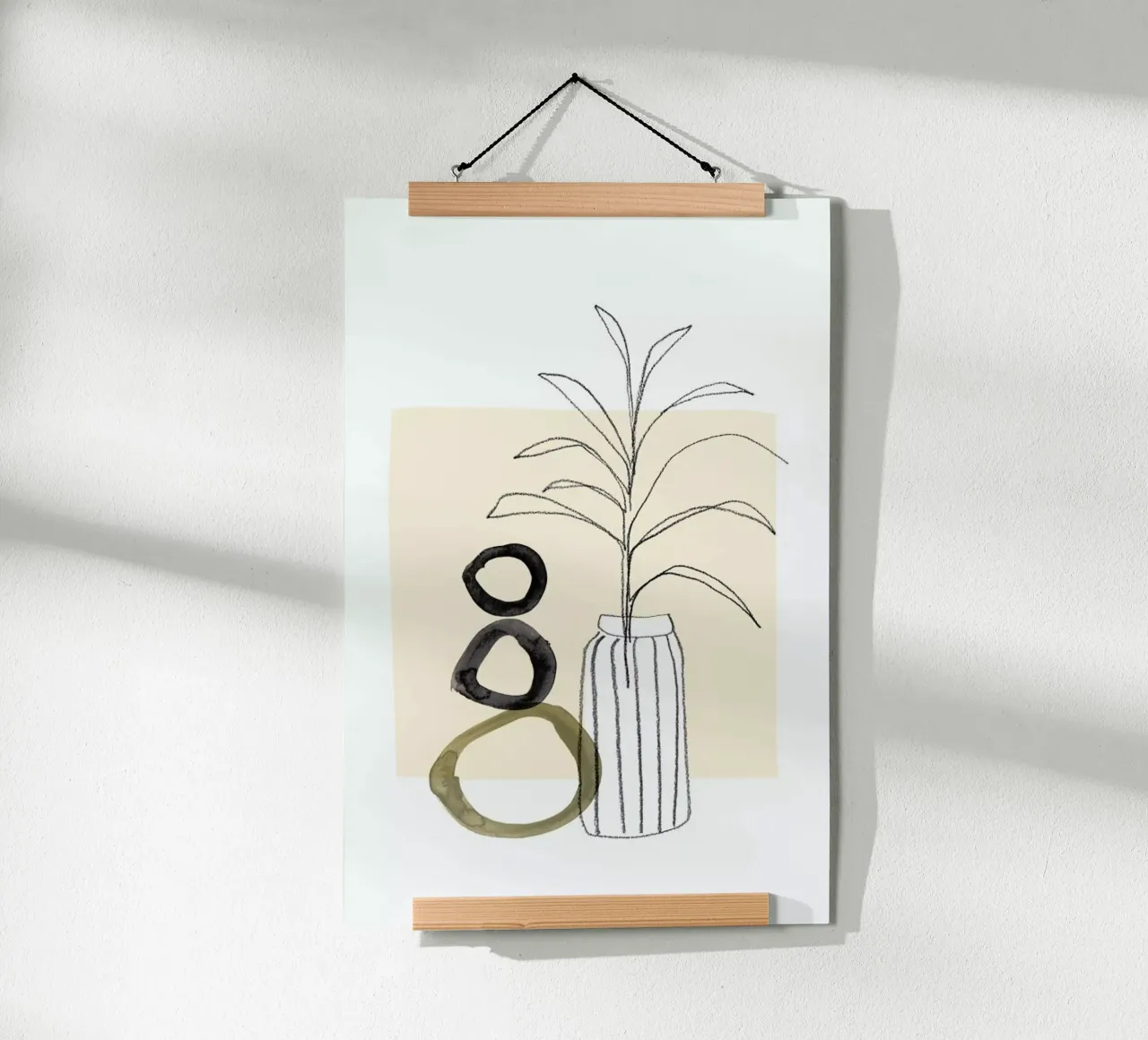 Plants and Vases, No. 10 carta hahnemühle da Farina Kuklinski