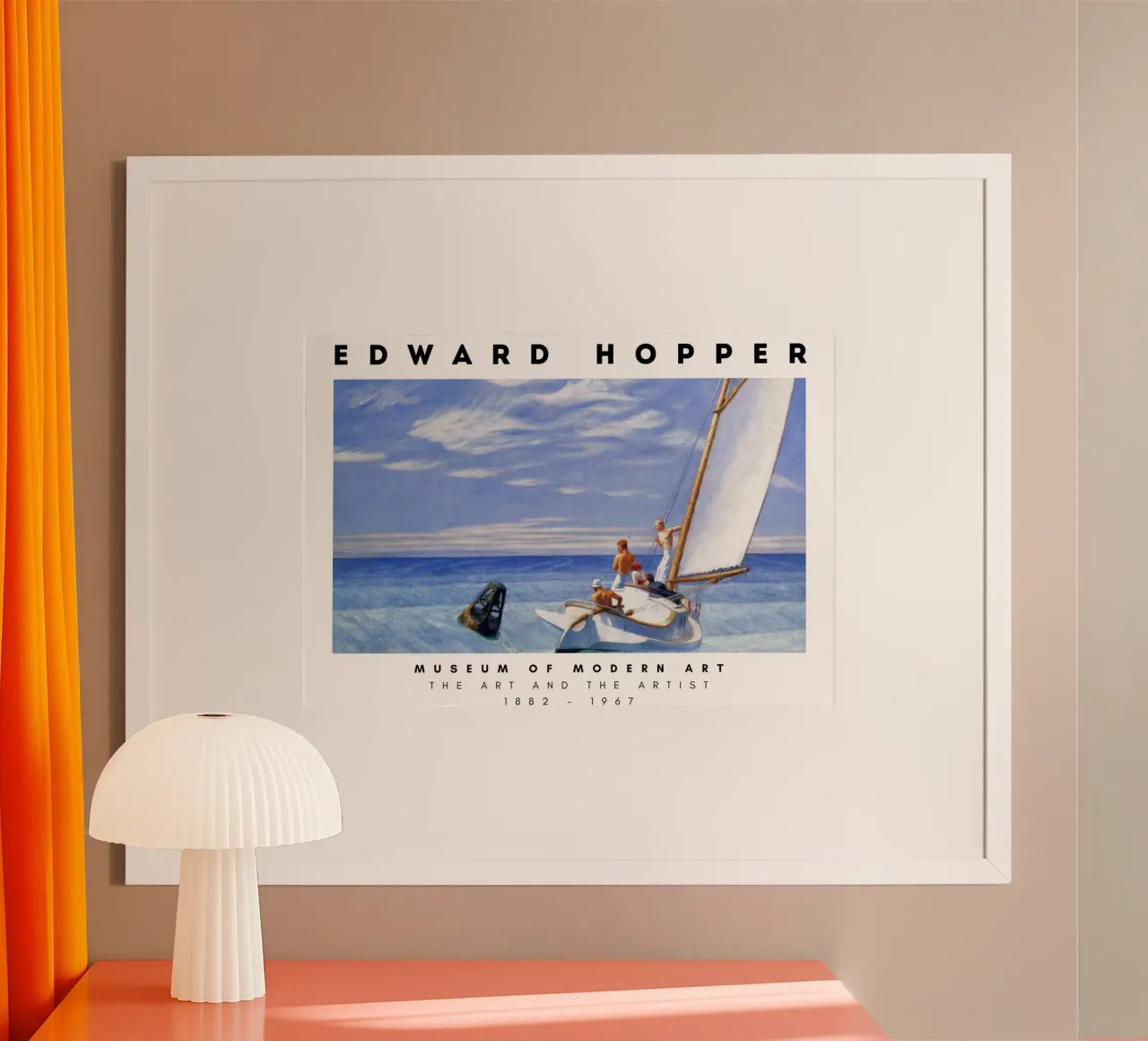 Edward Hopper Deining van de grond - Amerikaans realisme Print poster van NorwesClub