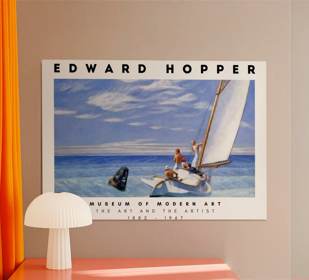 Edward Hopper Deining van de grond - Amerikaans realisme Print poster van NorwesClub
