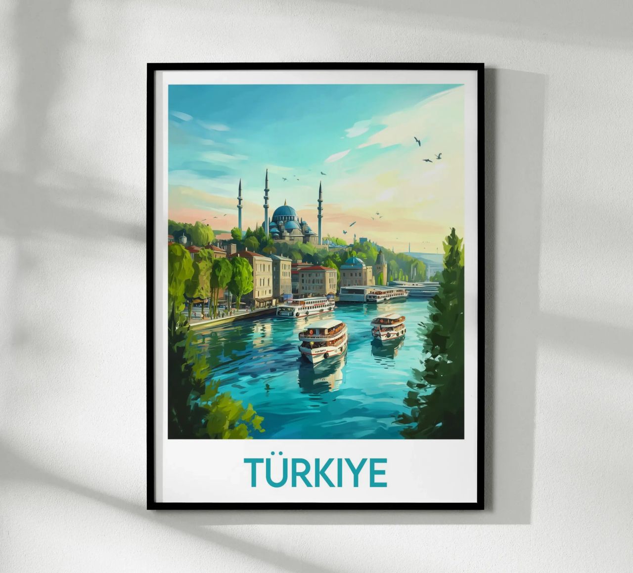 Affiche Türkei Poster von Frame the World