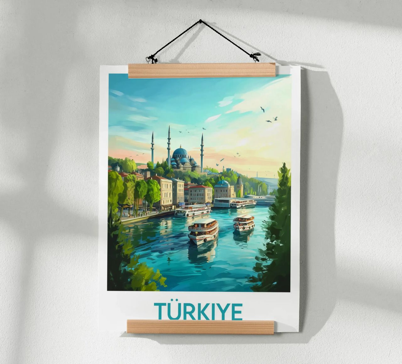 Affiche Türkei Poster von Frame the World