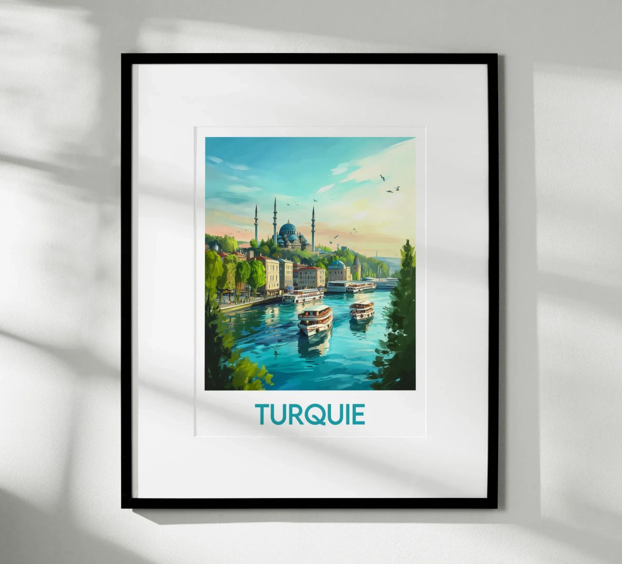 Poster Türkei Poster von Frame the World