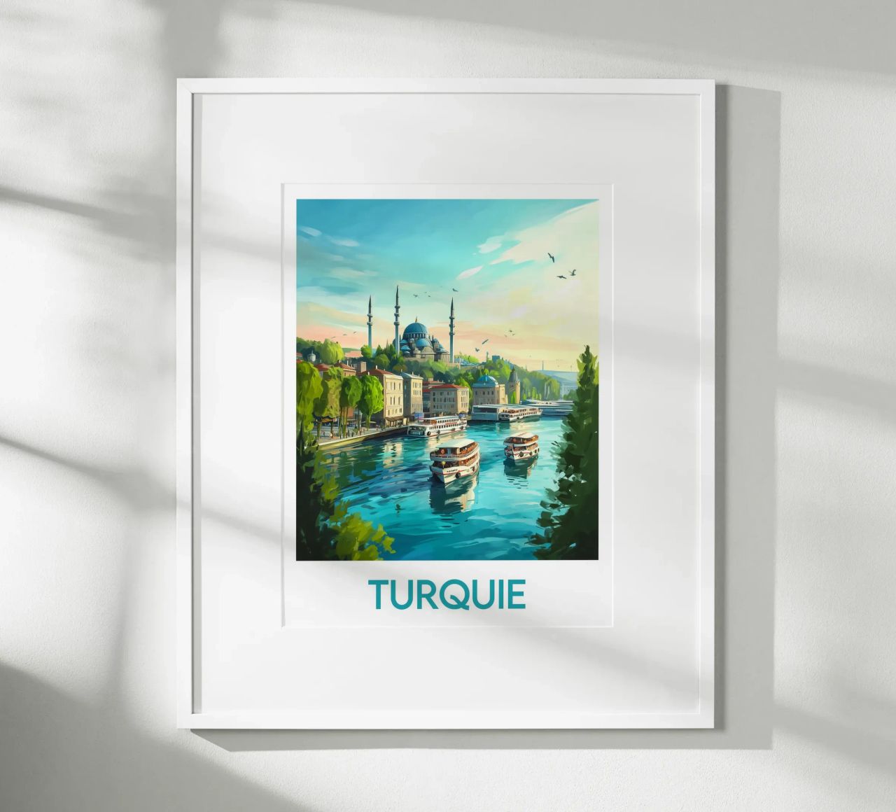Poster Türkei Poster von Frame the World