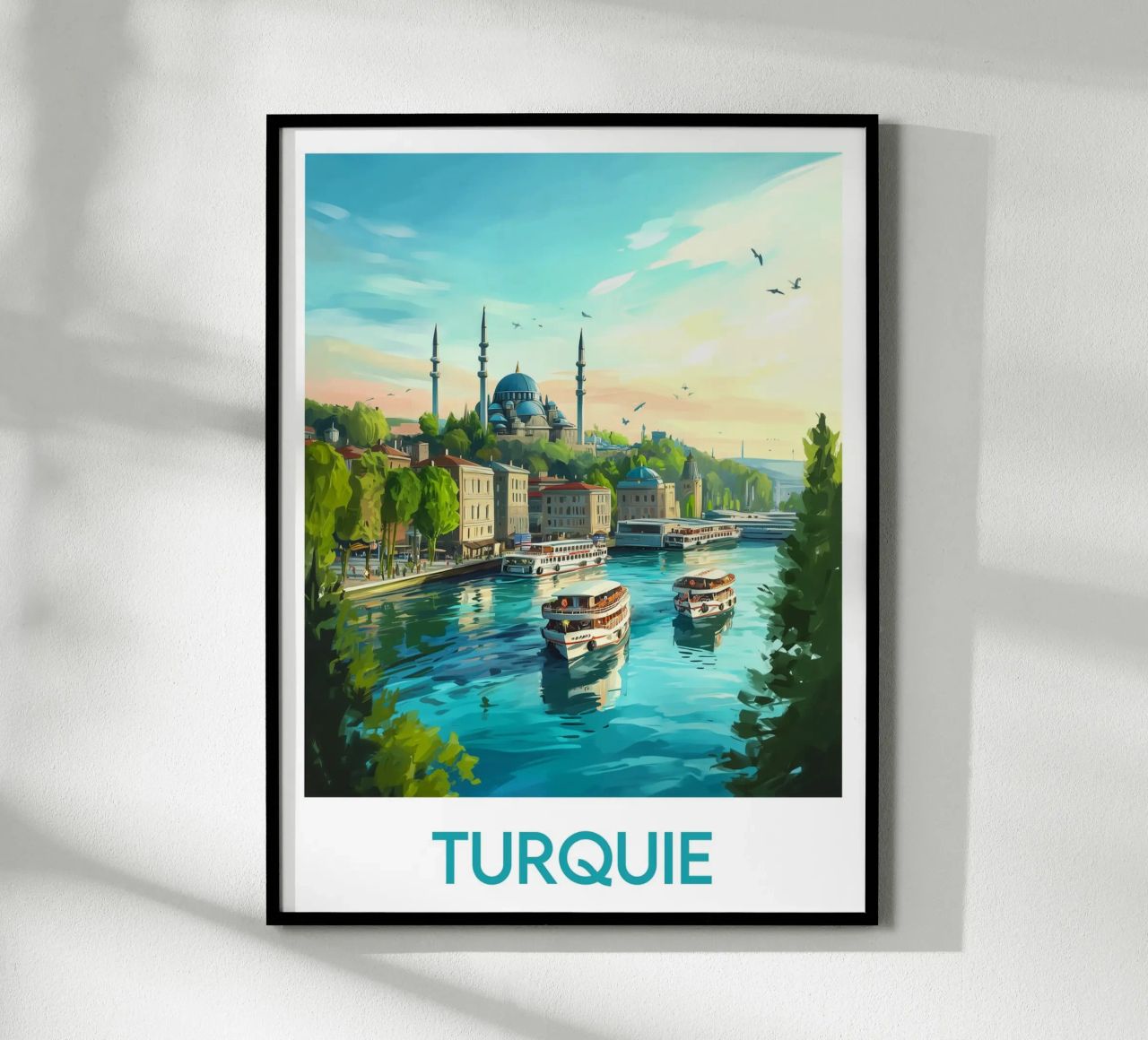 Poster Türkei Poster von Frame the World