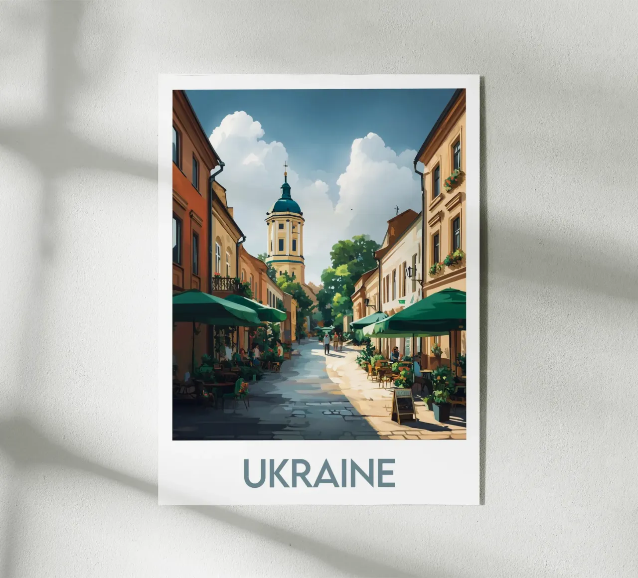Affiche Ucraina plexiglass da Frame the World
